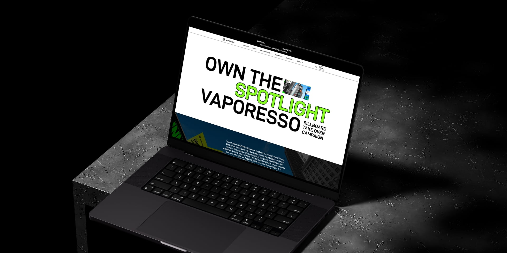vaporesso - own the spotlight