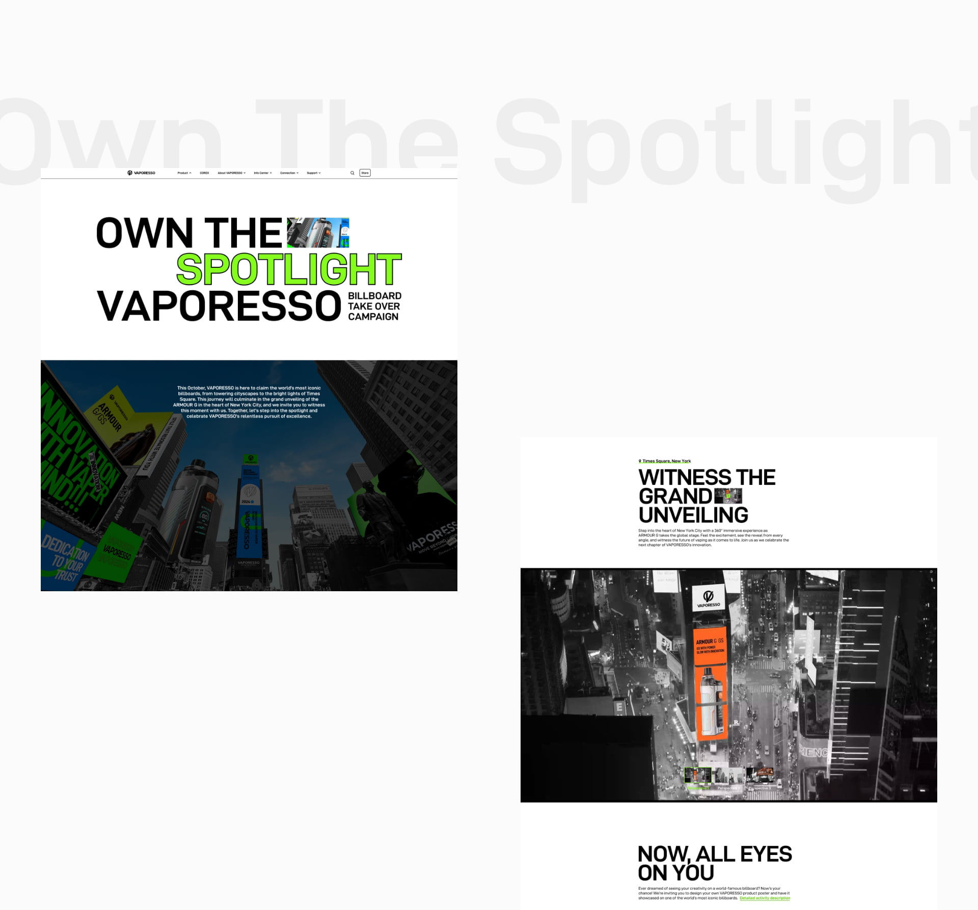 vaporesso - own the spotlight